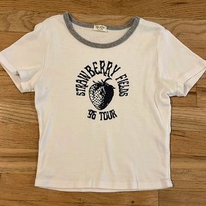 white baby tee from brandy